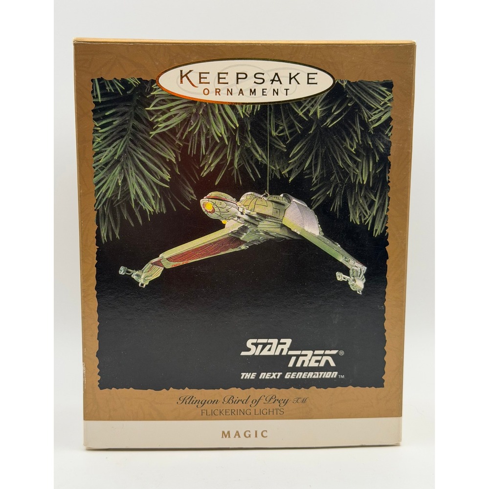 1994 Hallmark Star Trek Klingon Bird of Prey Keepsake Ornament QLX738-6